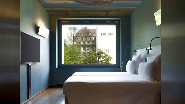 Garten und Park Loft Suite The Hotel Luzern Wohnbereich